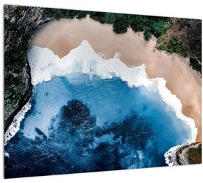 Nusa Penida strand, Indonézia képe (üvegen) (70x50 cm)