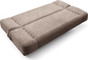 Kihúzható kanapé bézs színben sztruks kárpitozással - PIANO