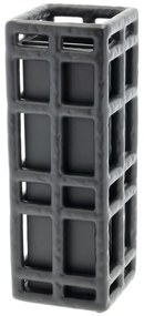Fekete poligyanta kézzel készített váza (magasság 30 cm) Lyst – Villa Collection