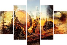 Kép - Sámán motívum (150x105 cm)