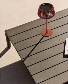 Napelemes LED asztali-hordozható kültéri lámpa ø 11 cm Aldet – Kave Home