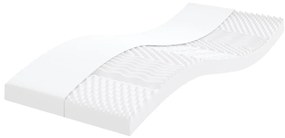 sötétszürke kihúzható szövet heverő matracokkal 100 x 200 cm