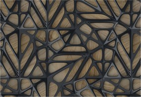 Flizelin tapéta Flizelin fali prémium fa háló 152x104