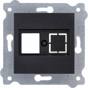 Exen Dupla Keystone aljzat fedél kupakkal Egyszerű Fekete metál