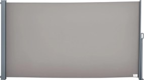 Outsunny Kihúzható Oldalsó Napernyő 300 x 160 cm, Kültéri Alumínium Szélvédő, Napvédelem, Kihúzható Magánéletvédő Képernyő Erkélyre, Kertbe, Teraszra,