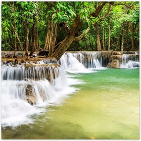 Poszterek 100x100 tájkép vízeséssel