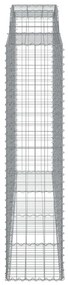 4 db íves horganyzott vas gabion kosár 300x50x200/220 cm