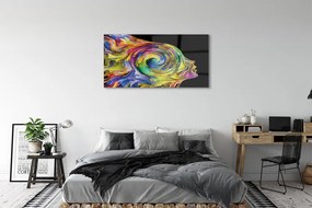 Üvegképek Nő színes kép 120x60cm