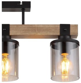 Globo 15555-3D -  Felületre szerelhető csillár LILA 3xE27/60W/230V