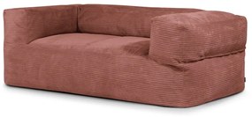 Téglavörös kordbársony babzsákfotel Sofa MooG – SLOWDOWN