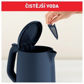 Sötétkék műanyag vízforraló 1,7 l KO2M0410 – Tefal