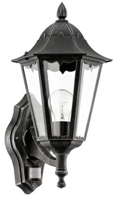 Eglo 93458 - Kültéri Fali láma érzékelővel NAVEDO 1xE27/60W/230V