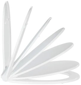 WENKO 21901100-WC ülőke KOS 44x37 cm fehér/ezüst