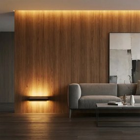 BRILAGI - SALERNO LED kültéri fali lámpa LED/12W/230V 35,5 cm fekete IP65