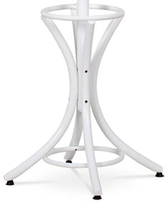 Masszív fa fogas, matt fehér, 186 cm