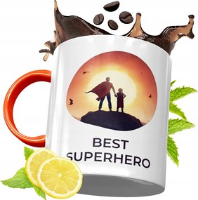 Narancssárga Bögre Apák Napjára Ajándék fényképes nyomtatással