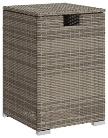 szürke polyrattan propántartály borító asztal 40 x 40 x 60 cm