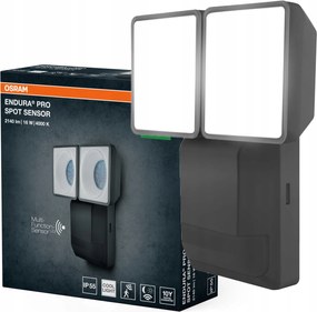 Led fényvető Kültéri alkonyati mozgásérzékelő 16W 4000K IP55 Endura