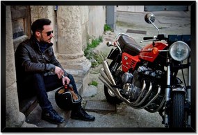Poszterek keretben 60x40 Motorkerékpár Klasszikus Motor
