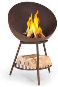 Blumfeldt Azuma, tűzrakóhely, Ø 66 cm, 2 mm, faszén- és grillrács, esővédő, piszkavas
