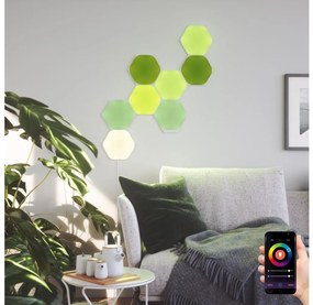 Nanoleaf Nanoleaf NL42-0002HX-9PK- KÉSZLET 9x LED RGB Dimmelhető panel HEXAGON LED/2W/230V NL0017