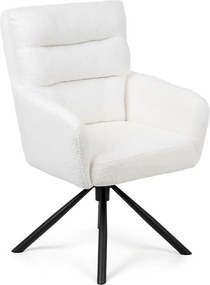 AVENBERG TESSA Forgó étkezőszék szett - 2 db, fehér