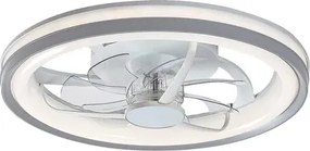 Fanricius ventilátoros beltéri mennyezeti lámpa 40w 2200lm ip20 távirányítóval wifi-s