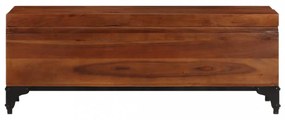 tömör akácfa tárolóláda 110 x 35 x 41 cm