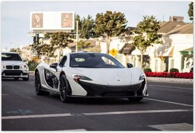 Poszterek 200x135 Fehér sportautó