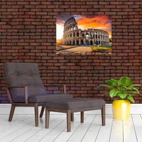 Kép - Colosseum Rómában (üvegen) (70x50 cm)