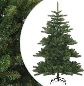 vidaXL Műanyag Hajtogatós Karácsonyfa állvánnyal Zöld 150 cm PVC, acél