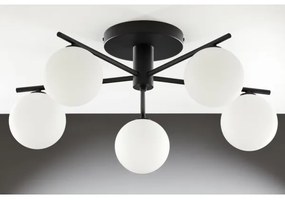 Jupiter 2049 - Felületre szerelhető csillár PRATO 5xG9/14W/230V fekete/fehér