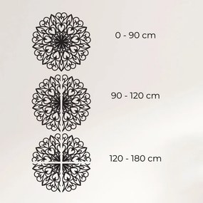 Faragott mandala, fa faldekoráció | FARLIKT