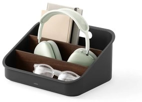 Fekete újrahasznosított műanyag fürdőszobai rendszerező kozmetikumokhoz Bellwood – Umbra