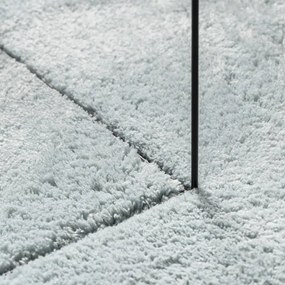 HUARTE kék rövid szálú puha és mosható szőnyeg 80 x 250 cm