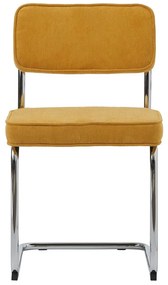 Sárga kordbársony étkezőszék Rupert – Unique Furniture