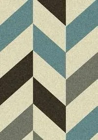 Vastag Modern Szőnyeg Picadilly Kék 140x200