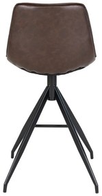 Sötétbarna bárszék szett 2 db-os 84 cm Monaco – House Nordic