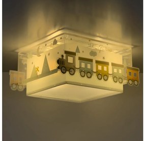 Dalber 63536 - Gyermek mennyezeti lámpa TRAIN 2xE27/60W/230V