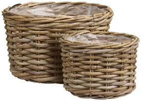 Kalak kosarak, kubu rattan, natúr 2 db