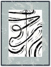 Boho absztrakt modern Poszter B2 50x70cm #T52