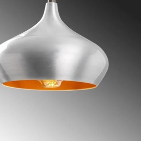 DODO függőlámpa kábellel 1xE27/40W/230V matt króm