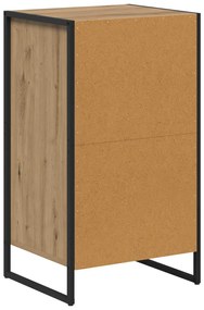 Széf fiókkal Művészi tölgy 81 x 36 x 150.5 cm Faanyag