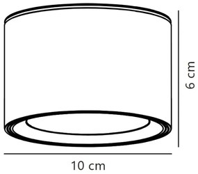Nordlux - LED Dimmelhető mennyezeti lámpa FALLON LED/5,5W/230V