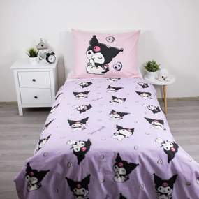Hello Kitty Kuromi Be Yourself ágyneműhuzat 140×200cm, 70×90 cm