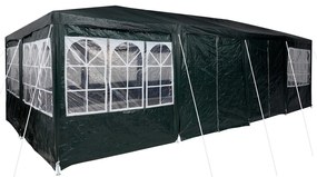 Bútor Sátor 12 Oldallal Zöld 8x4 m PE