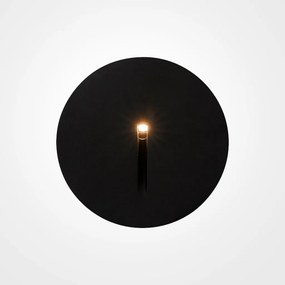 MAYTONI O014SL-L3B3K LOCK Kültéri Falba Építhető Lámpa Fekete LED
