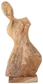 Leona teakfa szobor, magasság 70 cm - Bloomingville