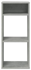 könyvszekrény betonszürke 34x31x80 cm szerelt fa
