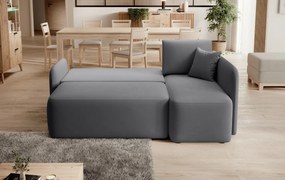 AKCIÓ sötétszürke sarokkanapé HADSON jobb sarok II. osztály Változat: Jobb sarok